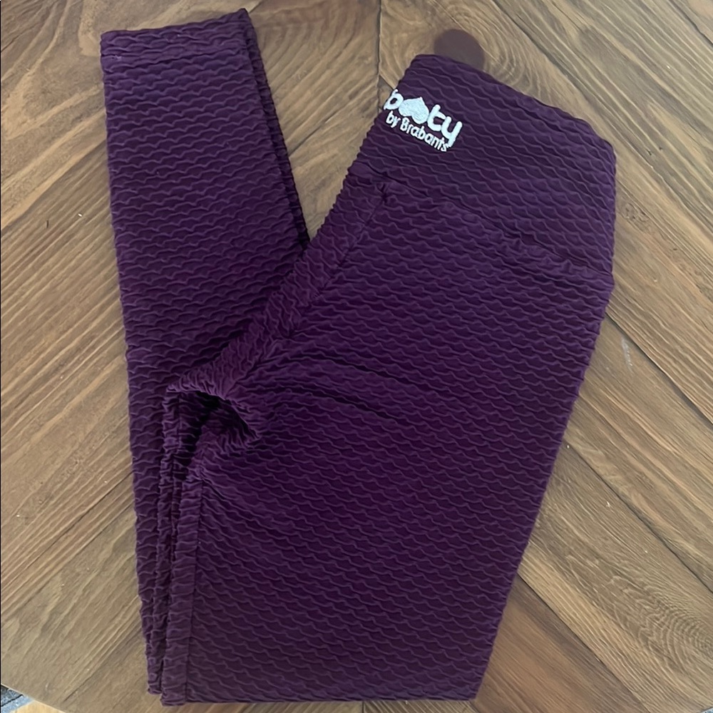 Booty by Brabants Purple Textured Leggings